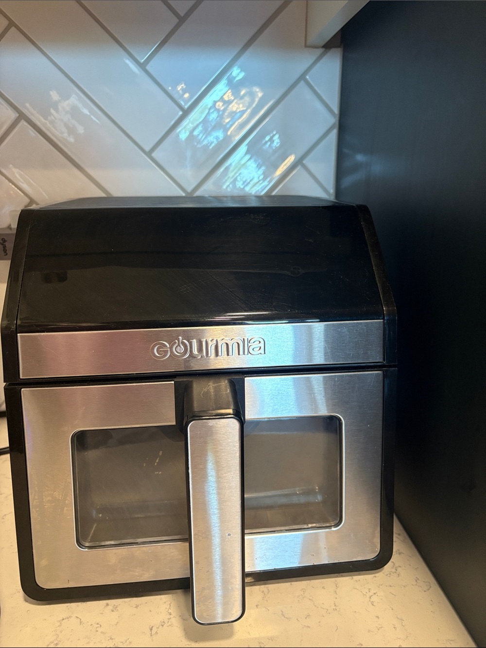 Gourmia Black & Stainless Steel Compact Air Fryer Basket